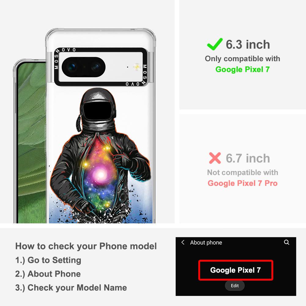 Mystery Astronaut Phone Case - Google Pixel 7 Case - MOSNOVO