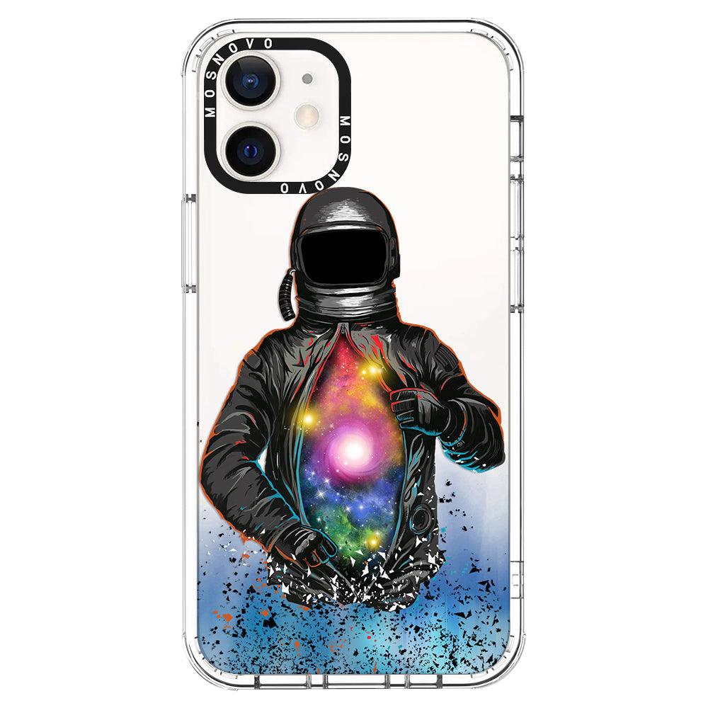 Mystery Astronaut Phone Case - iPhone 12 Case - MOSNOVO