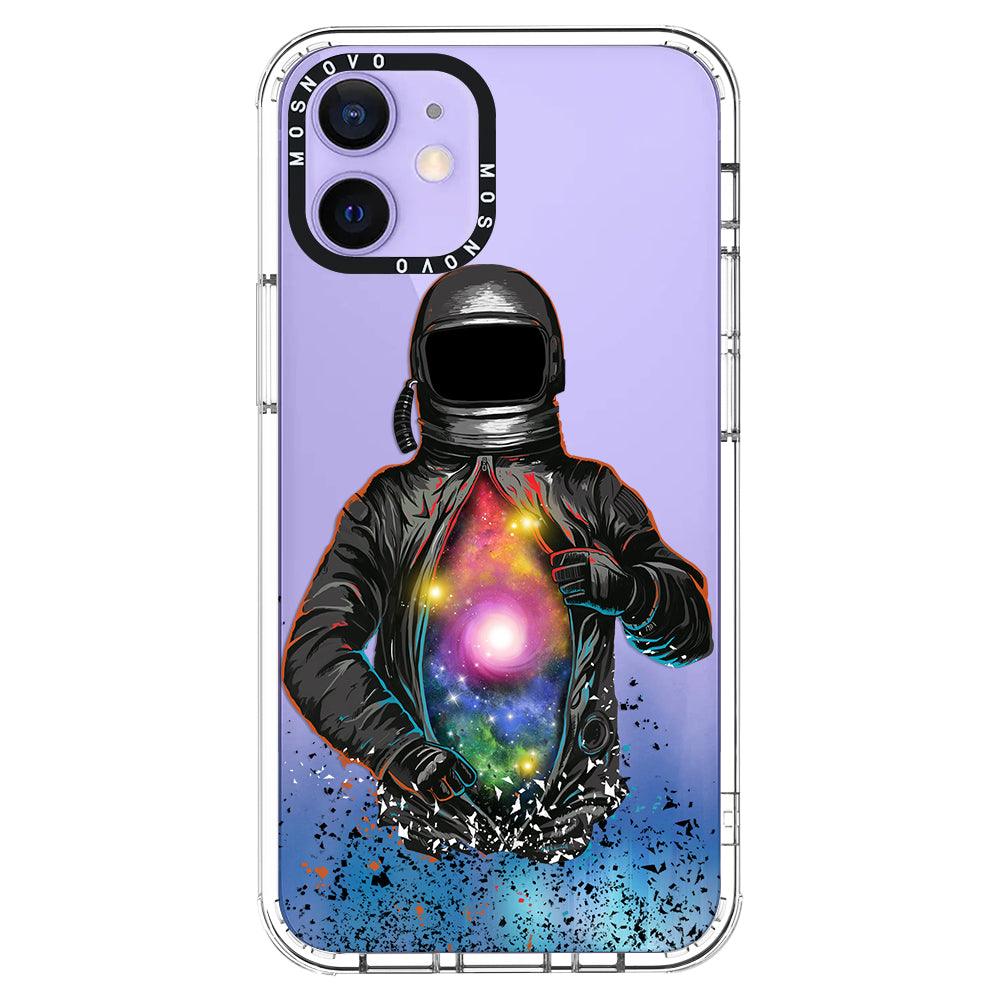 Mystery Astronaut Phone Case - iPhone 12 Case - MOSNOVO