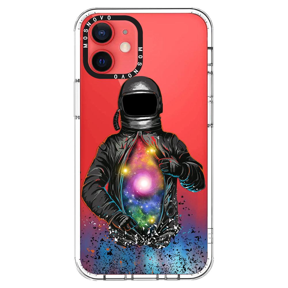 Mystery Astronaut Phone Case - iPhone 12 Case - MOSNOVO