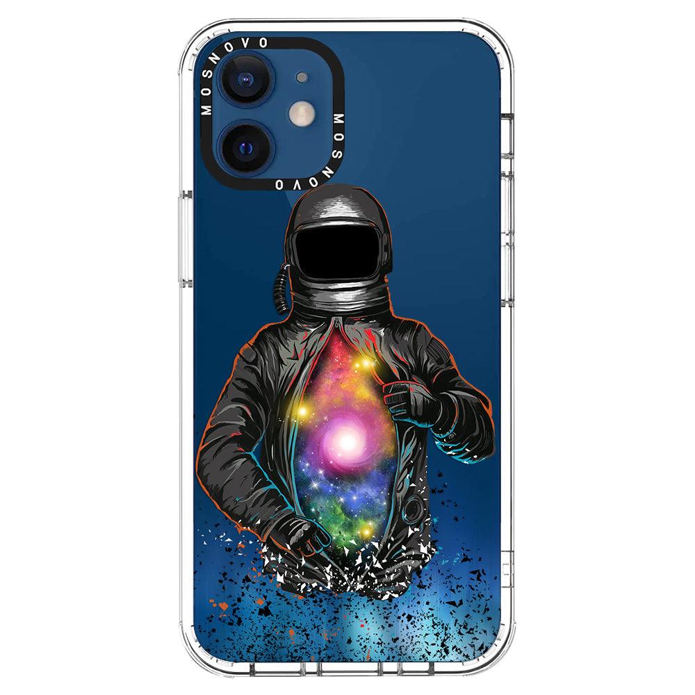 Mystery Astronaut Phone Case - iPhone 12 Case - MOSNOVO