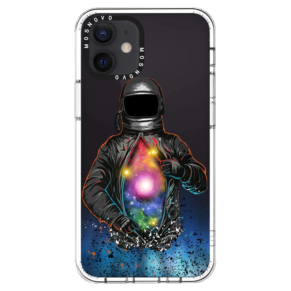 Mystery Astronaut Phone Case - iPhone 12 Case - MOSNOVO