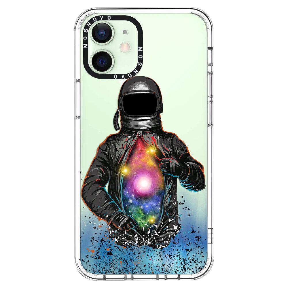 Mystery Astronaut Phone Case - iPhone 12 Mini Case - MOSNOVO