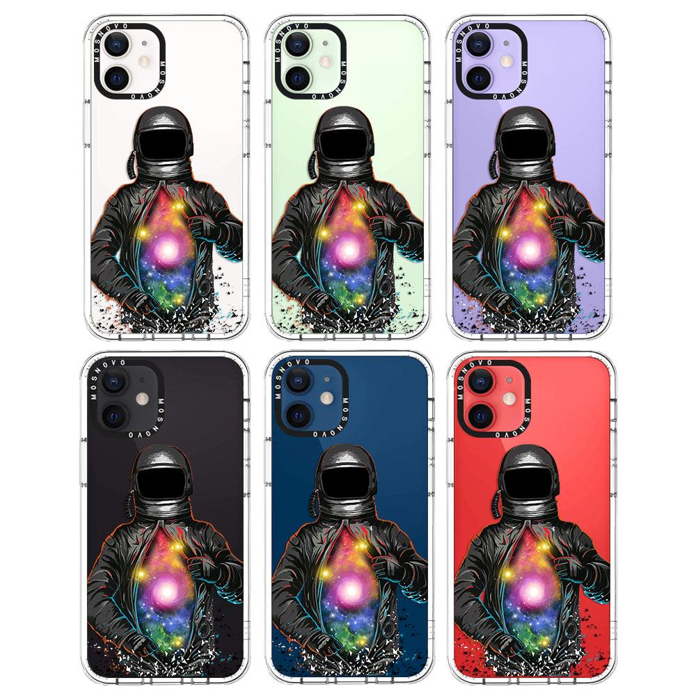 Mystery Astronaut Phone Case - iPhone 12 Mini Case - MOSNOVO