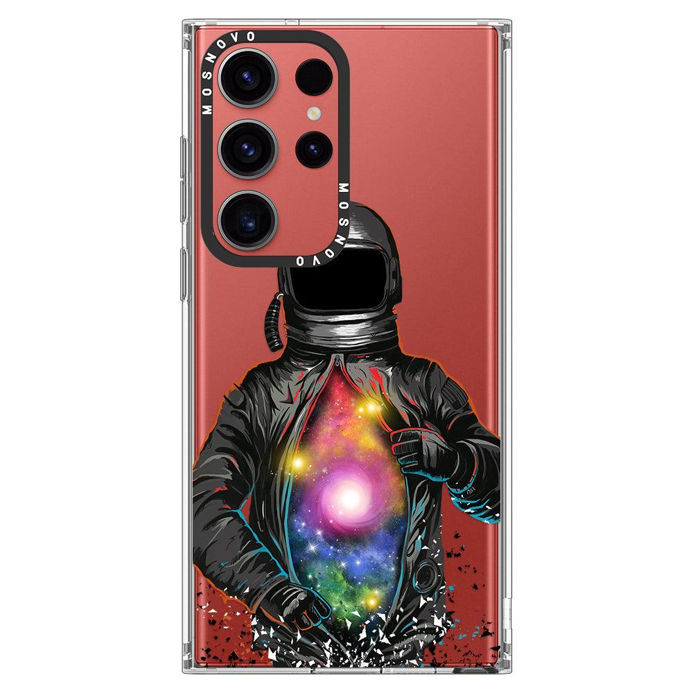 Mystery Astronaut Phone Case - Samsung Galaxy S23 Ultra Case - MOSNOVO