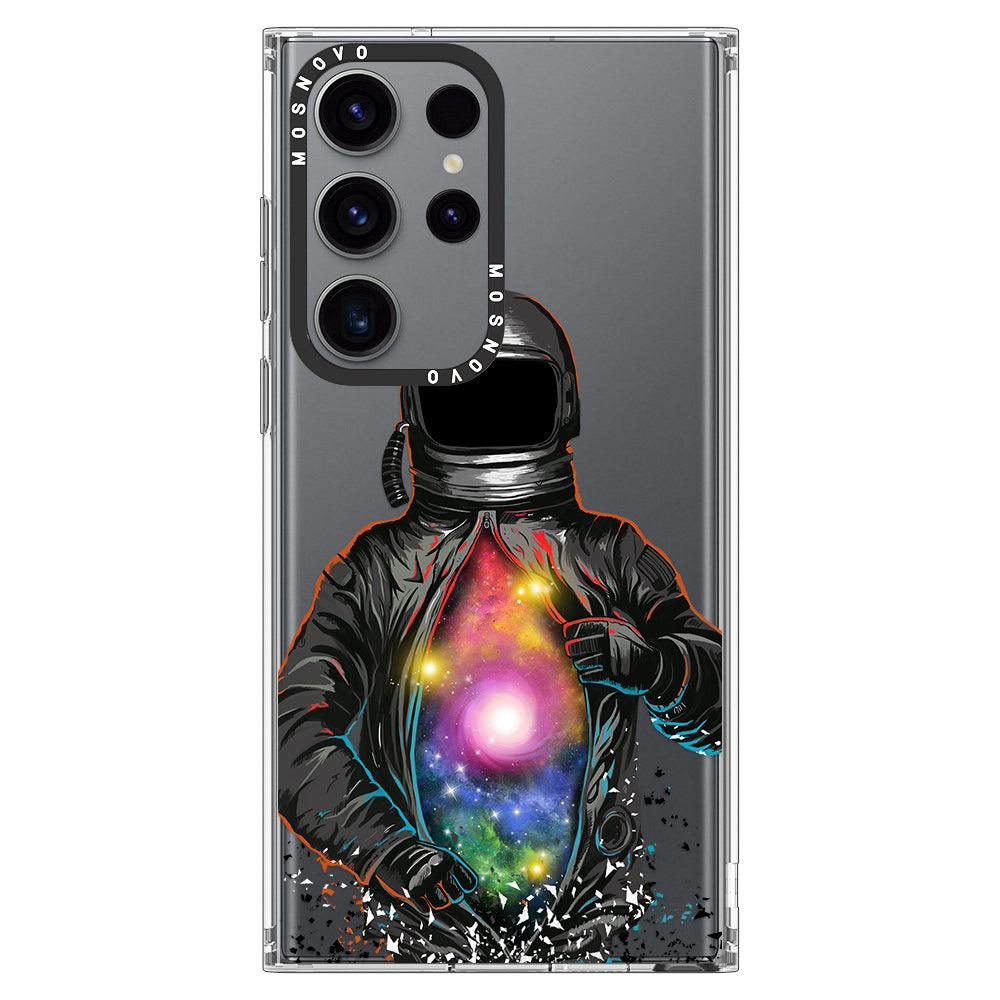 Mystery Astronaut Phone Case - Samsung Galaxy S23 Ultra Case - MOSNOVO