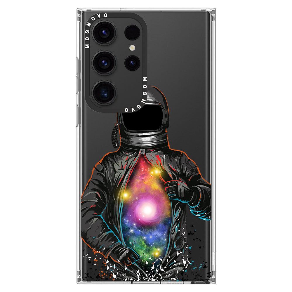 Mystery Astronaut Phone Case - Samsung Galaxy S23 Ultra Case - MOSNOVO