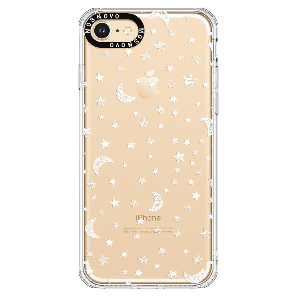 Night Moon Sky Phone Case - iPhone 7 Case - MOSNOVO