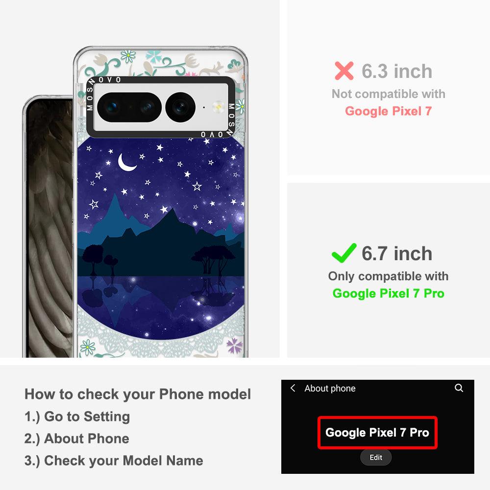 Night Scene Phone Case - Google Pixel 7 Pro Case - MOSNOVO