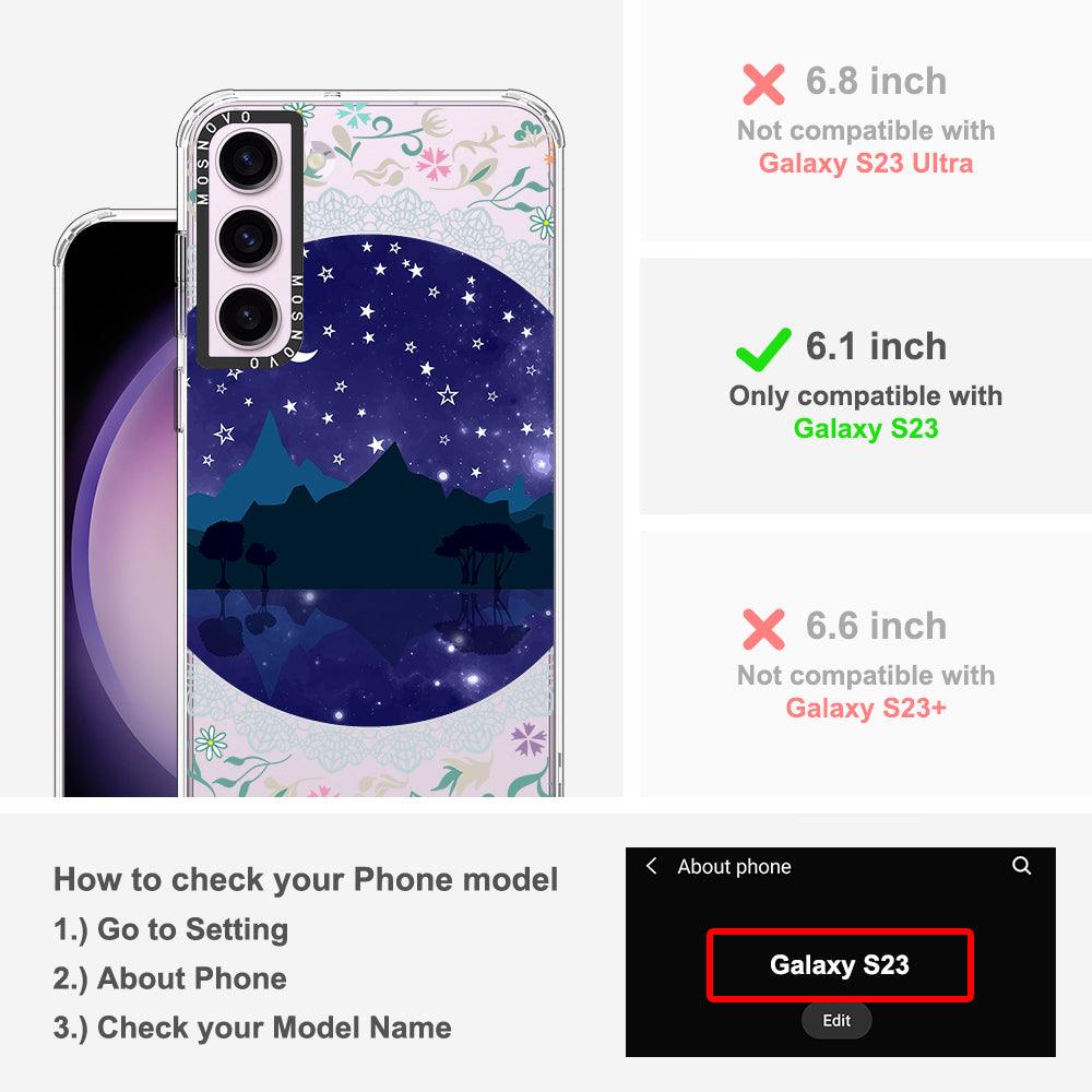 Night Scene Phone Case - Samsung Galaxy S23 Case - MOSNOVO