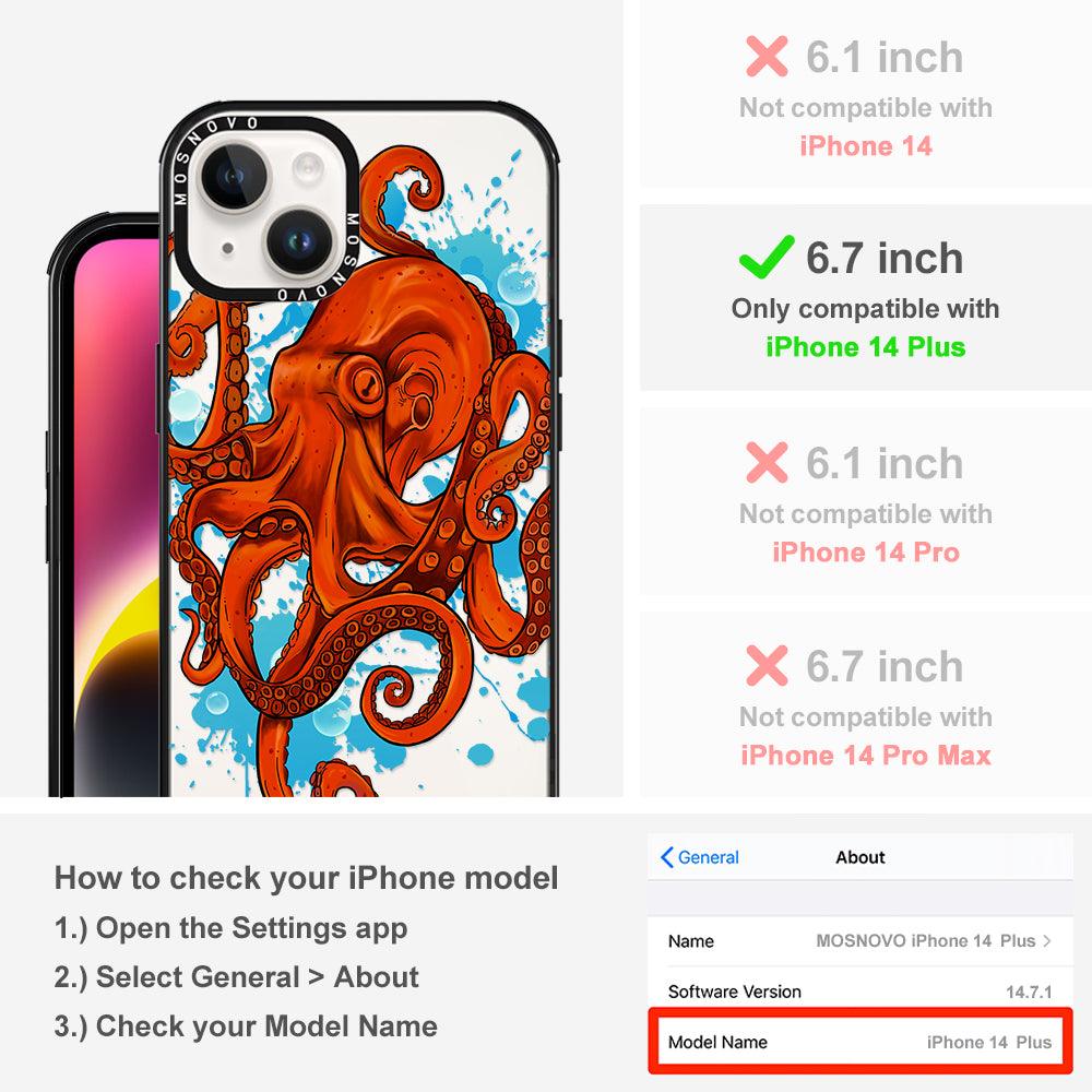 Octupus Phone Case - iPhone 14 Plus Case - MOSNOVO