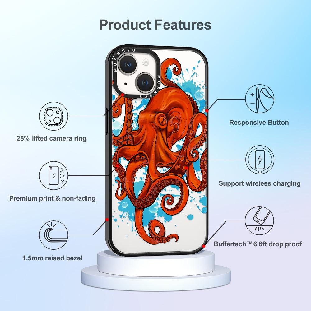 Octupus Phone Case - iPhone 14 Plus Case - MOSNOVO