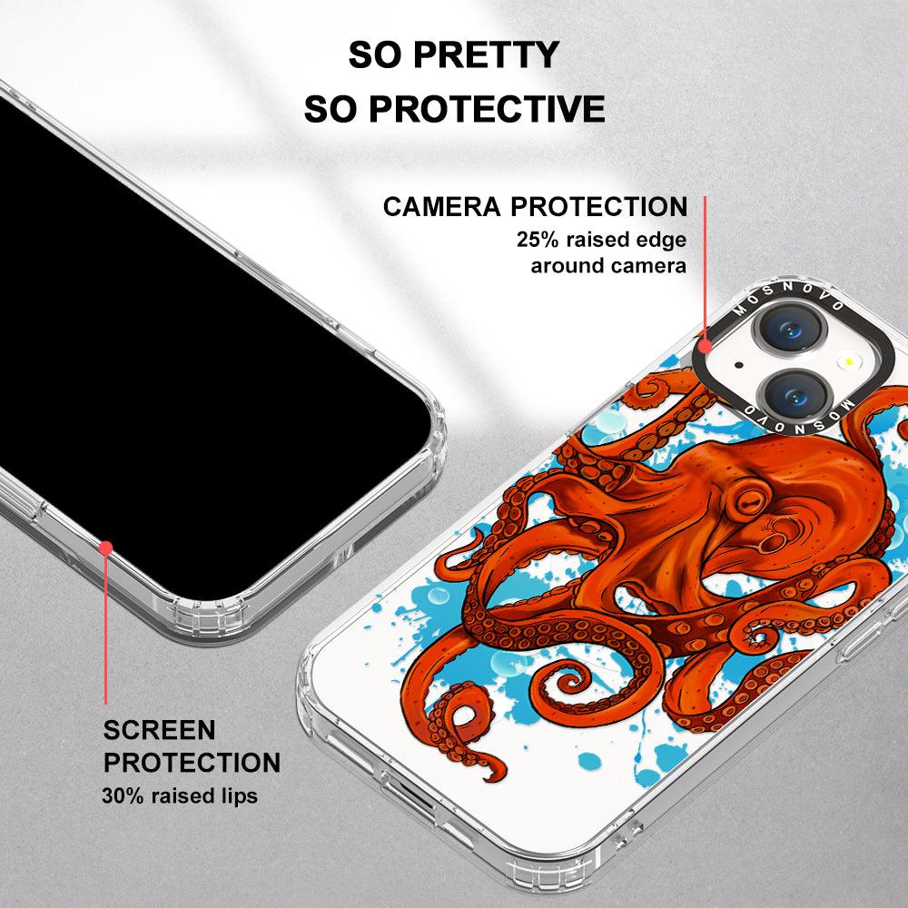 Octupus Phone Case - iPhone 14 Plus Case - MOSNOVO