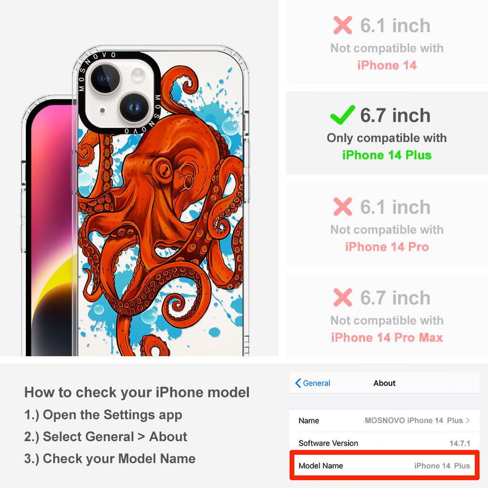 Octupus Phone Case - iPhone 14 Plus Case - MOSNOVO