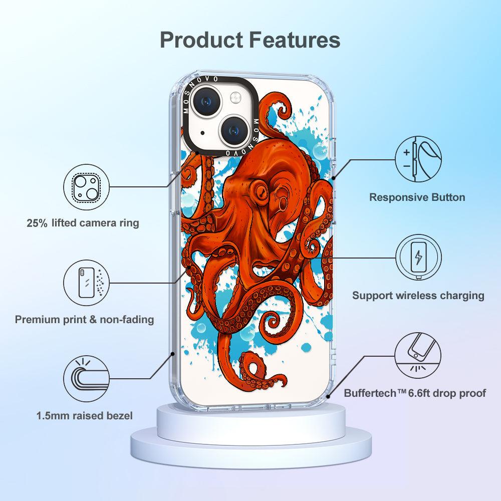 Octupus Phone Case - iPhone 14 Plus Case - MOSNOVO