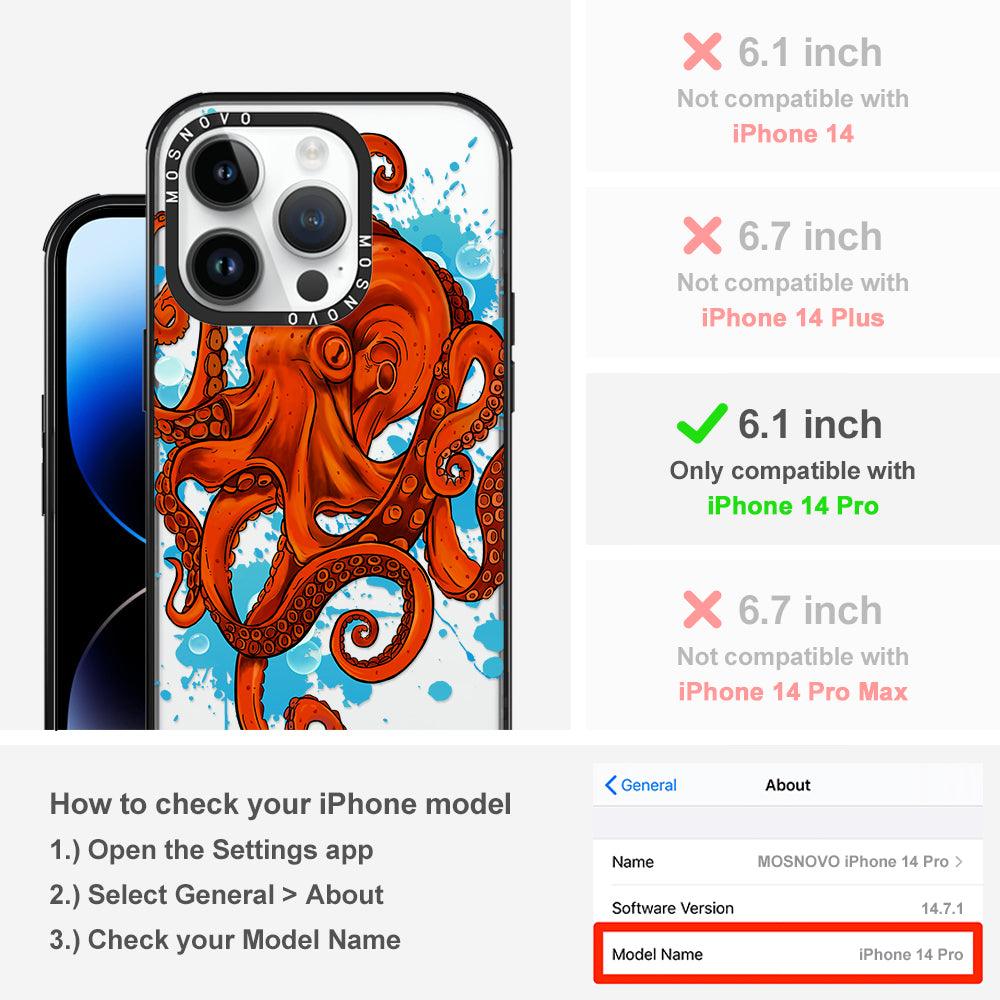 Octupus Phone Case - iPhone 14 Pro Case - MOSNOVO