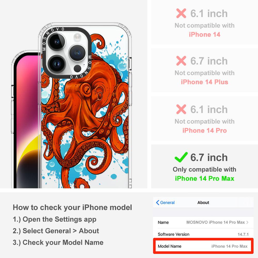 Octupus Phone Case - iPhone 14 Pro Max Case - MOSNOVO