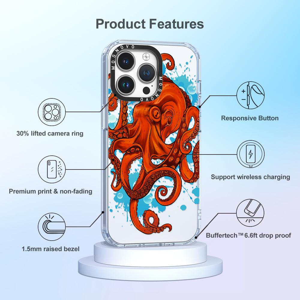 Octupus Phone Case - iPhone 14 Pro Max Case - MOSNOVO