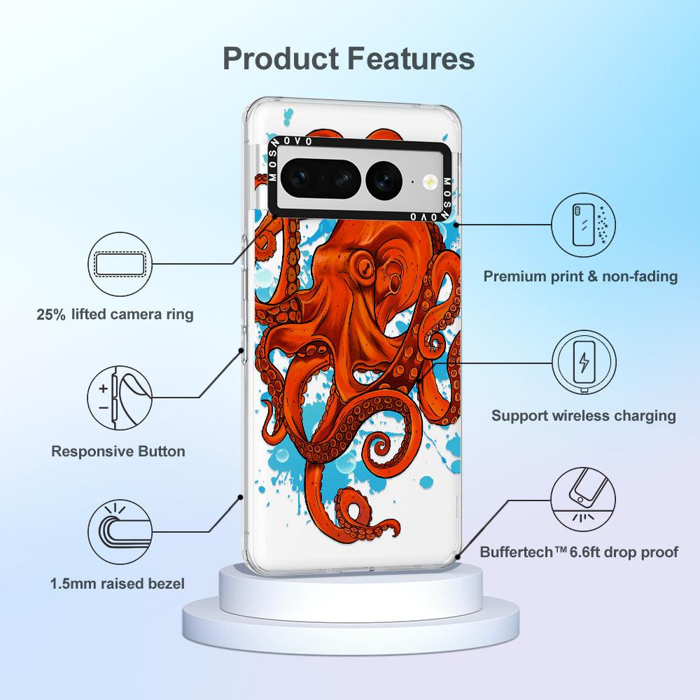 Octupus Phone Case - Google Pixel 7 Pro Case - MOSNOVO