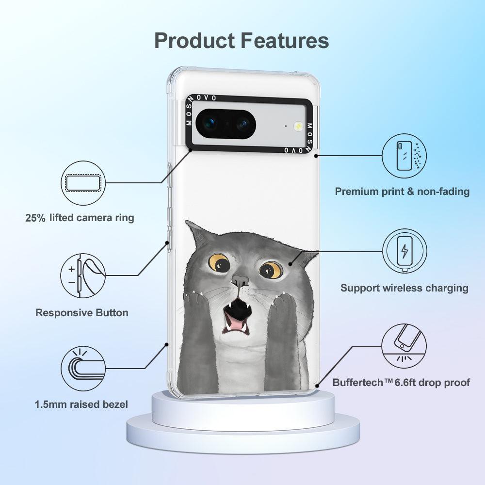 OMG Cat Phone Case - Google Pixel 7 Case - MOSNOVO