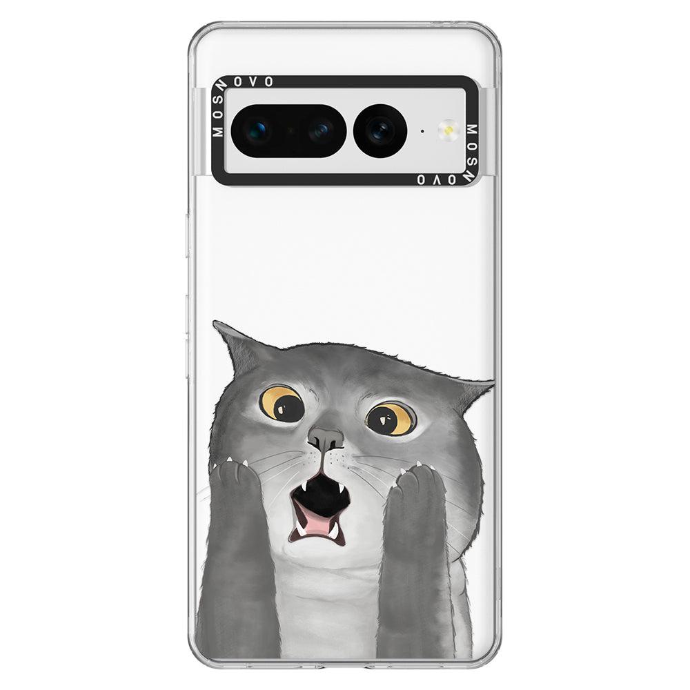 OMG Cat Phone Case - Google Pixel 7 Pro Case - MOSNOVO