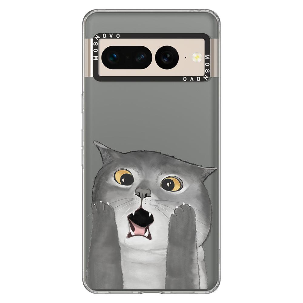 OMG Cat Phone Case - Google Pixel 7 Pro Case - MOSNOVO