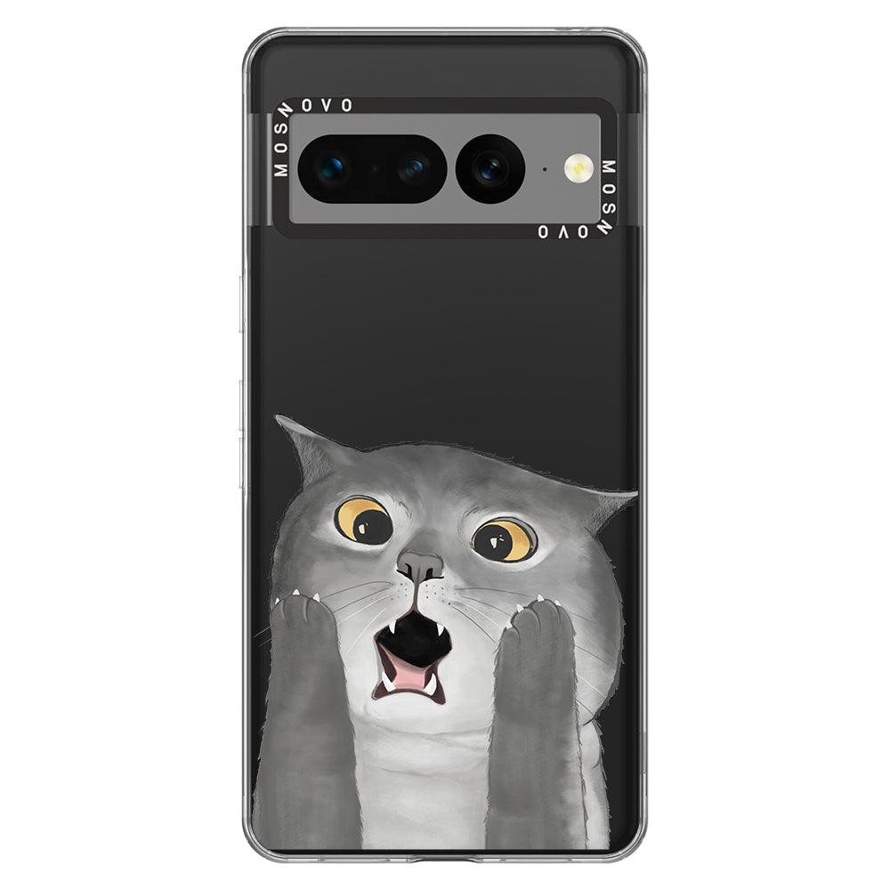 OMG Cat Phone Case - Google Pixel 7 Pro Case - MOSNOVO