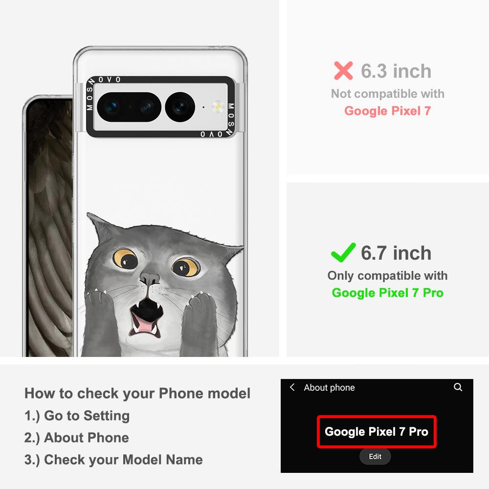 OMG Cat Phone Case - Google Pixel 7 Pro Case - MOSNOVO