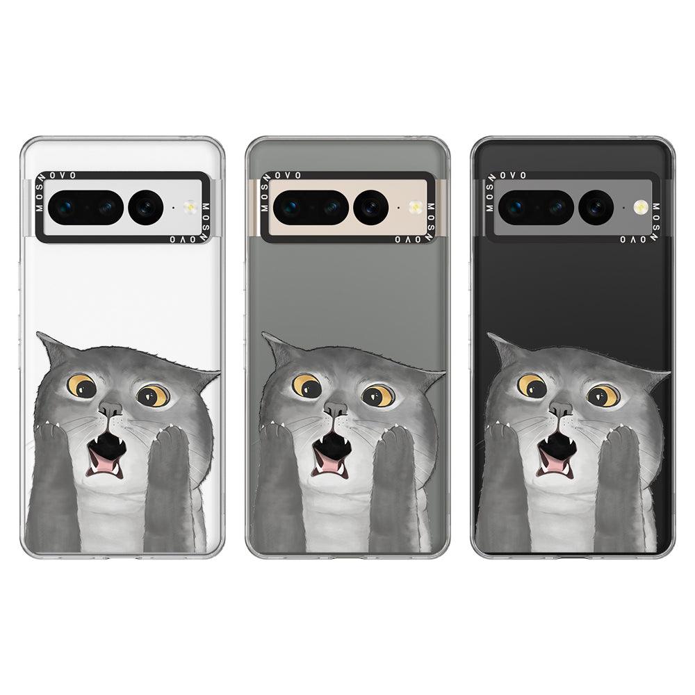 OMG Cat Phone Case - Google Pixel 7 Pro Case - MOSNOVO