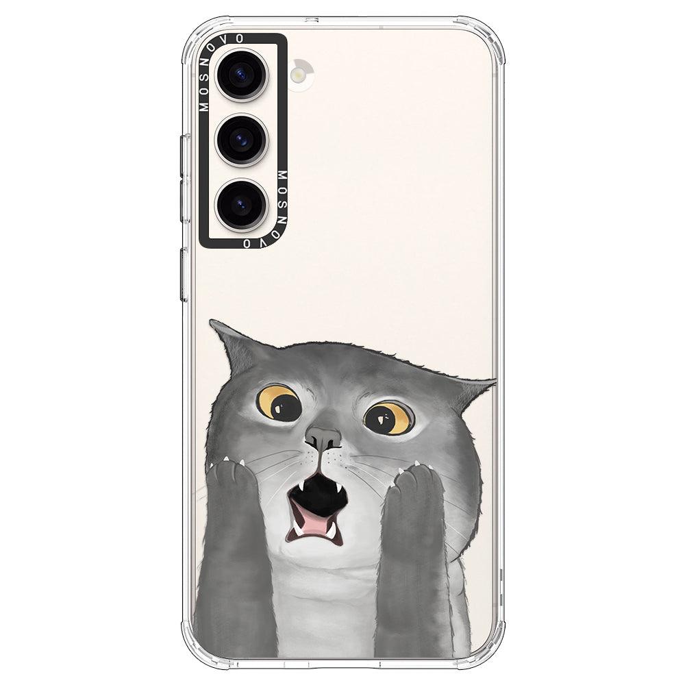 OMG Cat Phone Case - Samsung Galaxy S23 Case - MOSNOVO