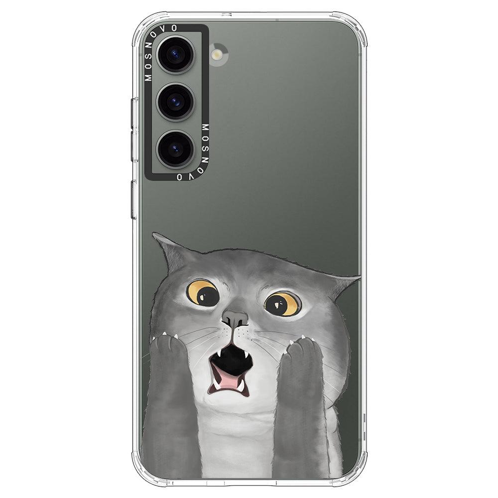 OMG Cat Phone Case - Samsung Galaxy S23 Case - MOSNOVO