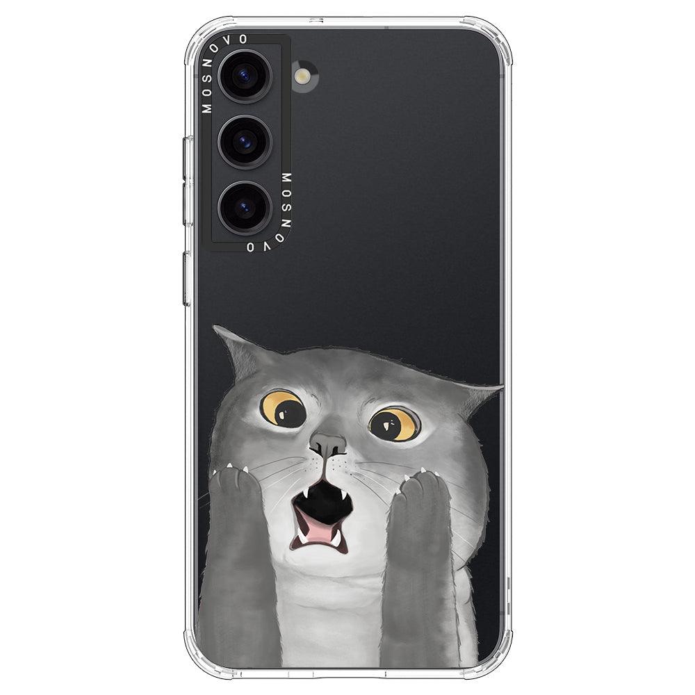 OMG Cat Phone Case - Samsung Galaxy S23 Case - MOSNOVO