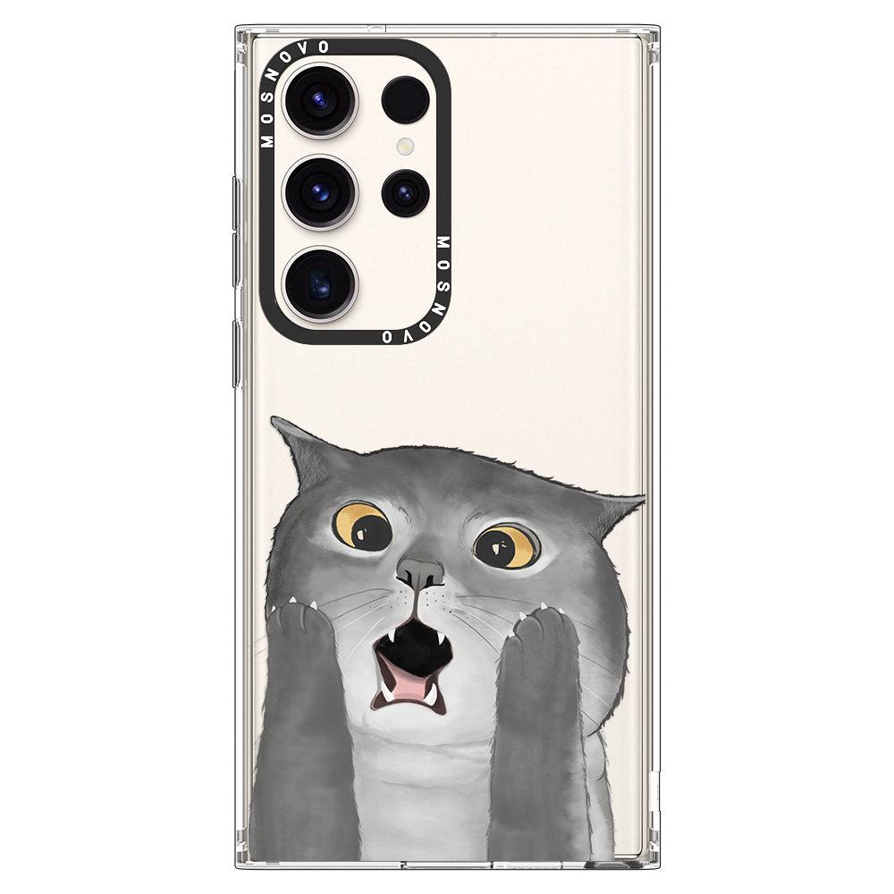 OMG Cat Phone Case - Samsung Galaxy S23 Ultra Case - MOSNOVO