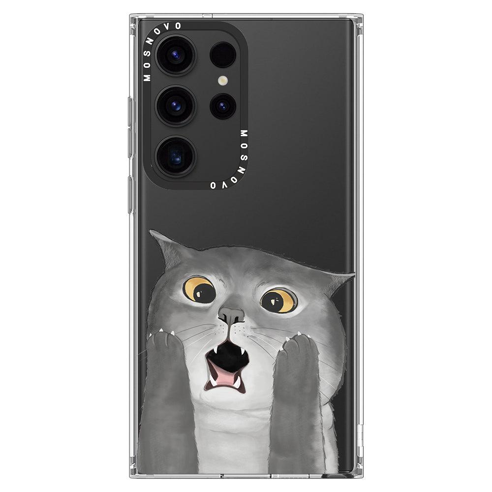 OMG Cat Phone Case - Samsung Galaxy S23 Ultra Case - MOSNOVO