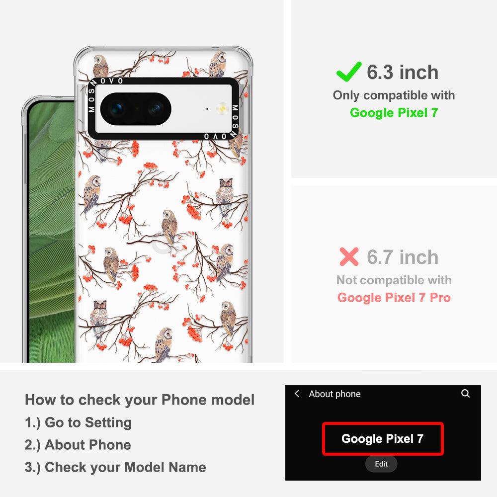 Owl Phone Case - Google Pixel 7 Case - MOSNOVO