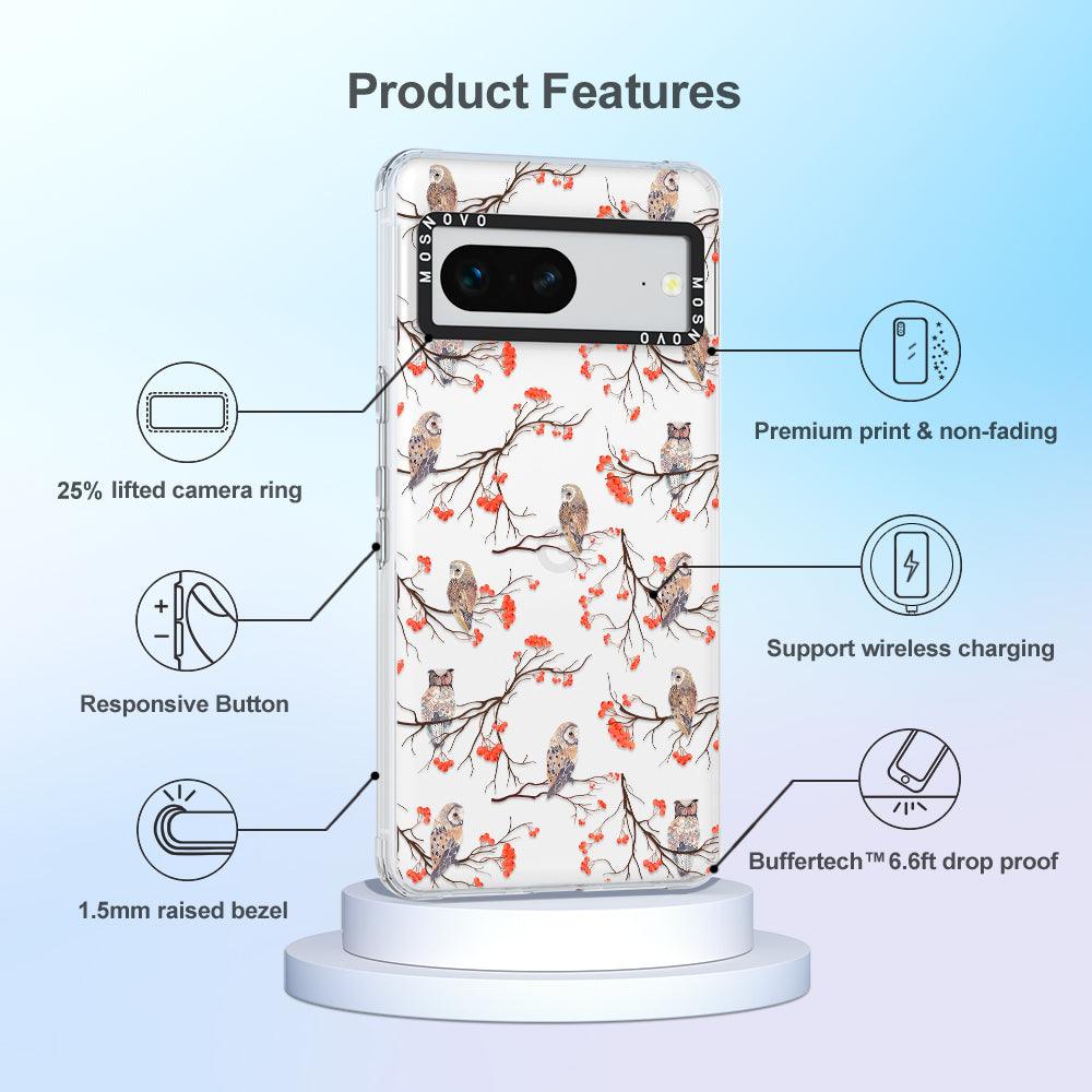 Owl Phone Case - Google Pixel 7 Case - MOSNOVO