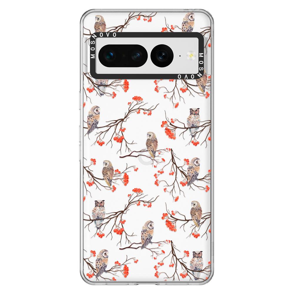 Owl Phone Case - Google Pixel 7 Pro Case - MOSNOVO