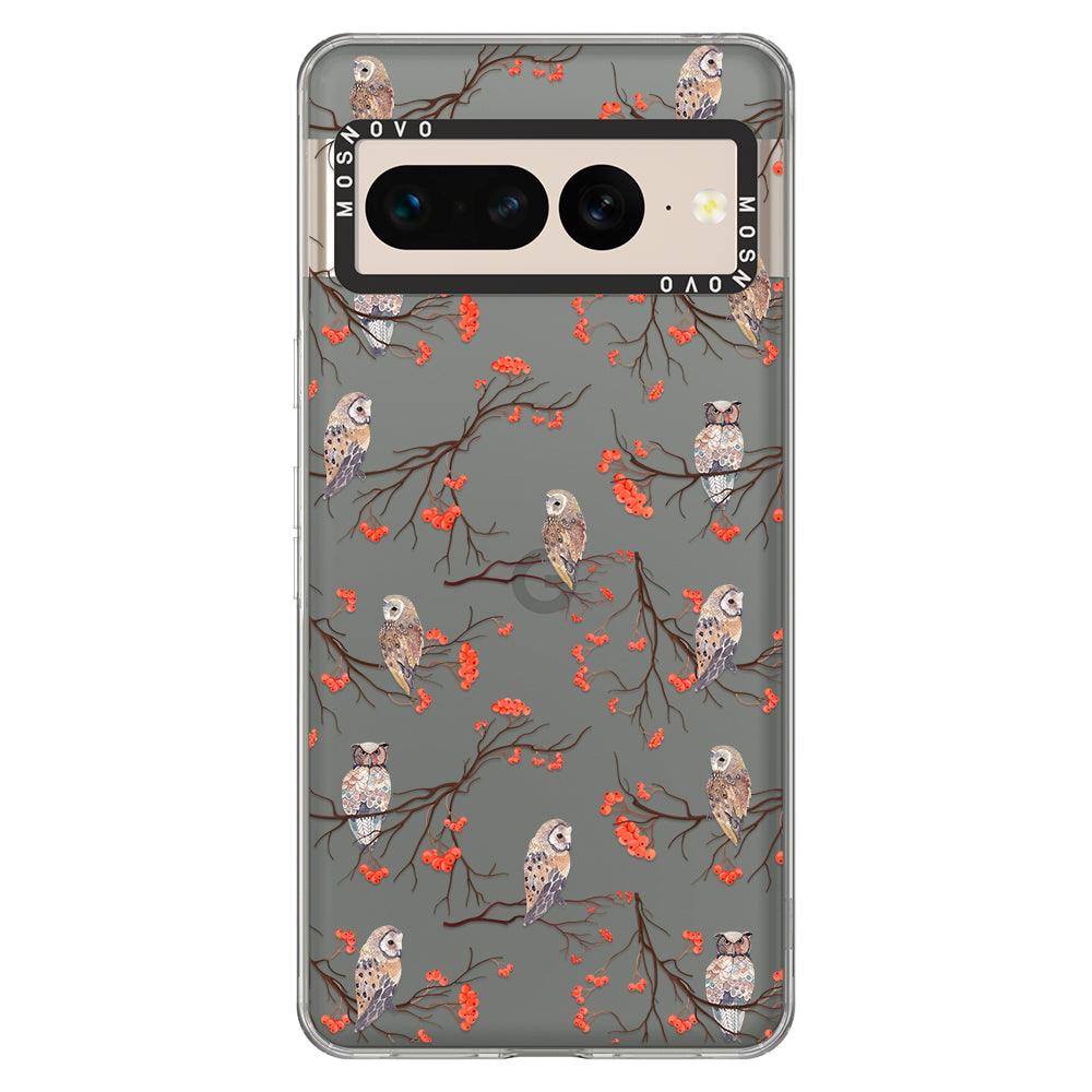 Owl Phone Case - Google Pixel 7 Pro Case - MOSNOVO