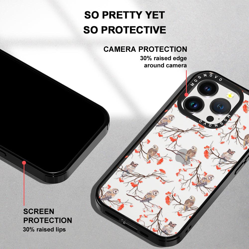 Owl Phone Case - iPhone 14 Pro Case - MOSNOVO