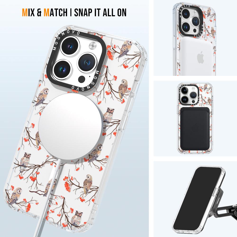 Owl Phone Case - iPhone 14 Pro Case - MOSNOVO