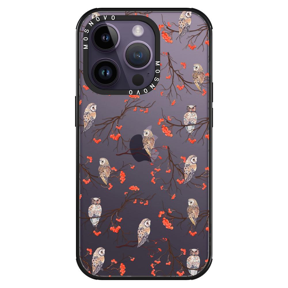 Owl Phone Case - iPhone 14 Pro Case - MOSNOVO