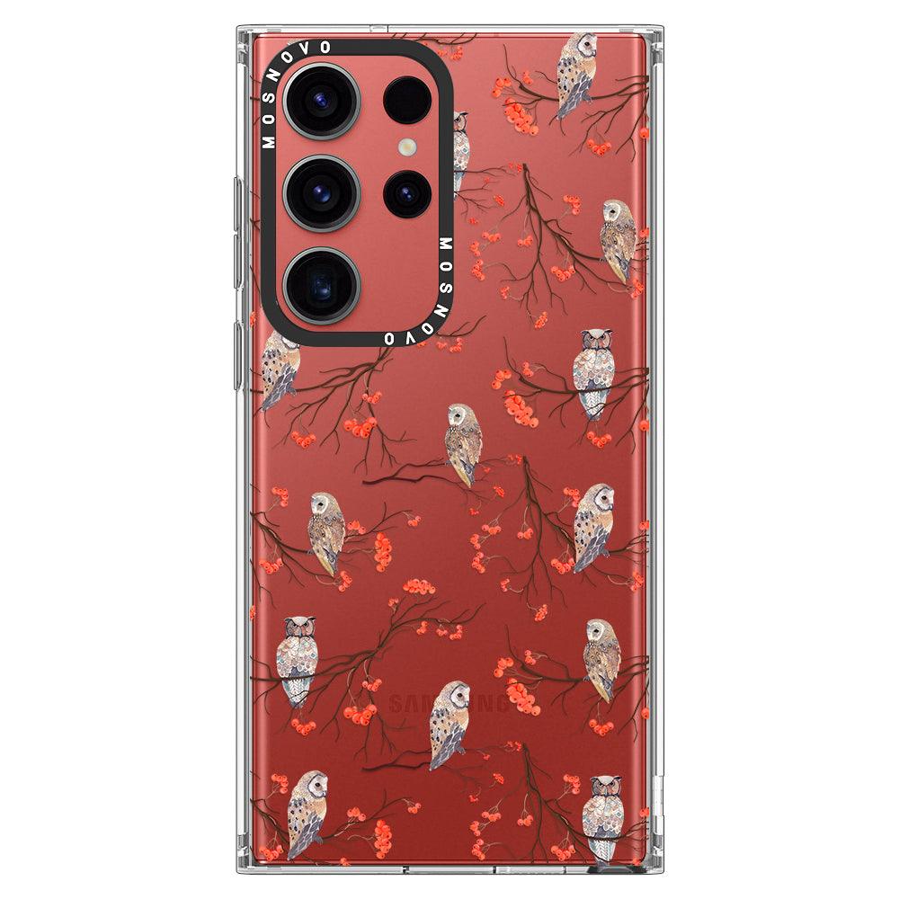 Owl Phone Case - Samsung Galaxy S23 Ultra Case - MOSNOVO