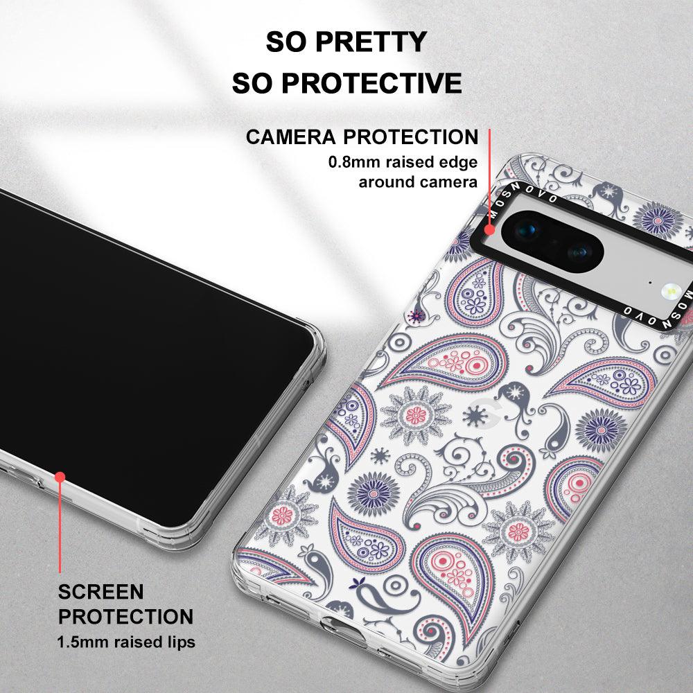 Paisley Phone Case - Google Pixel 7 Case - MOSNOVO