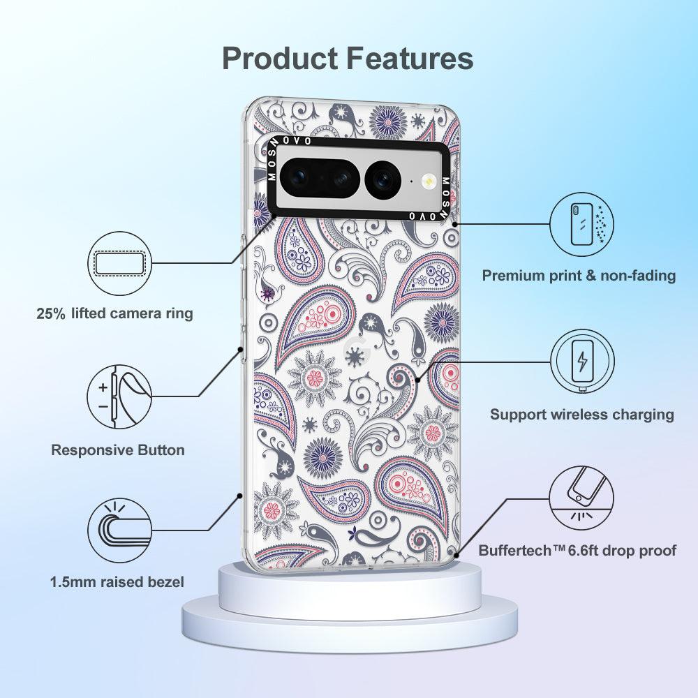 Paisley Phone Case - Google Pixel 7 Pro Case