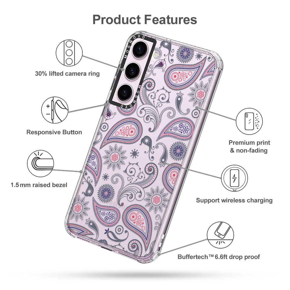 Paisley Phone Case - Samsung Galaxy S23 Case - MOSNOVO