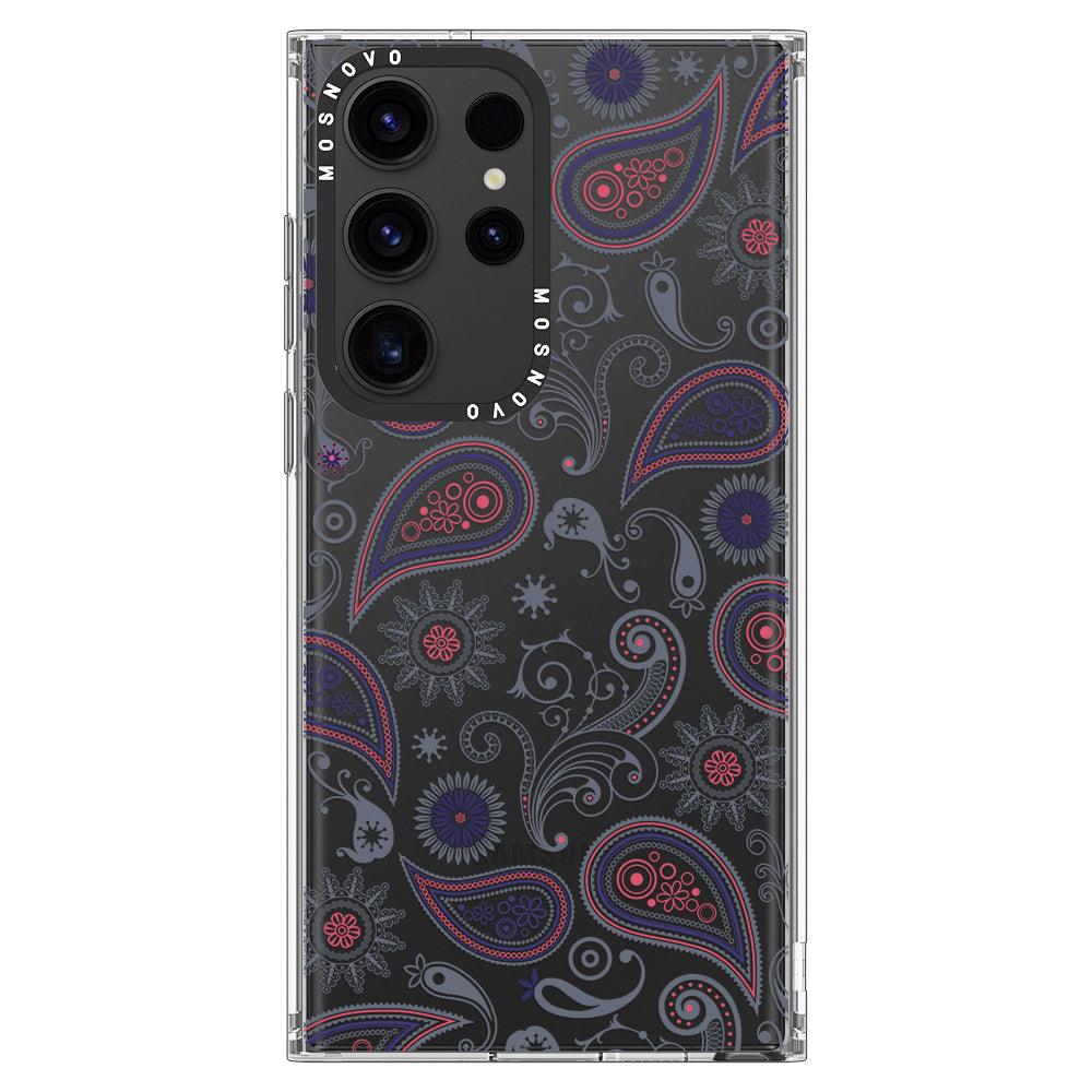 Paisley Phone Case - Samsung Galaxy S23 Ultra Case - MOSNOVO