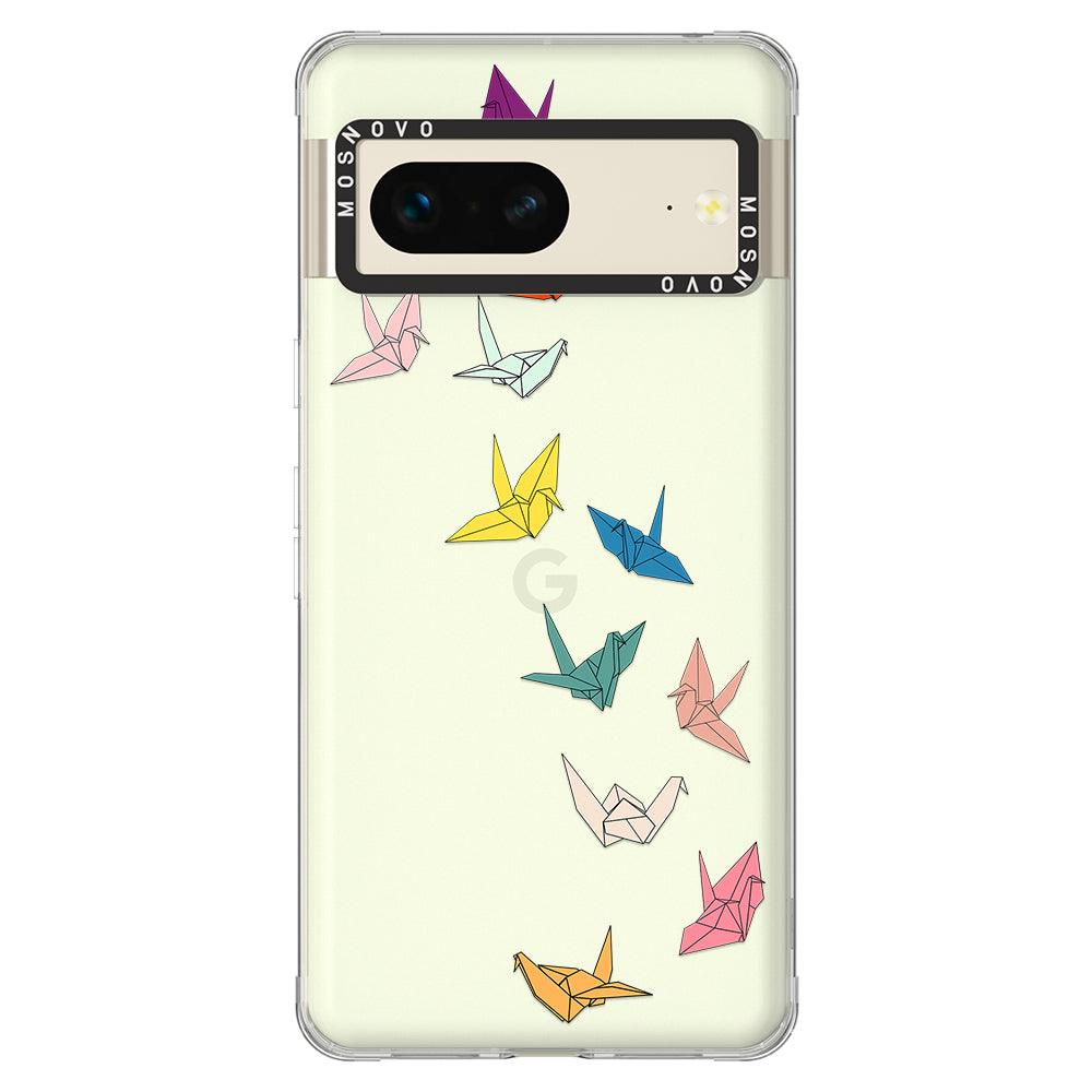 Paper Crane Phone Case - Google Pixel 7 Case - MOSNOVO