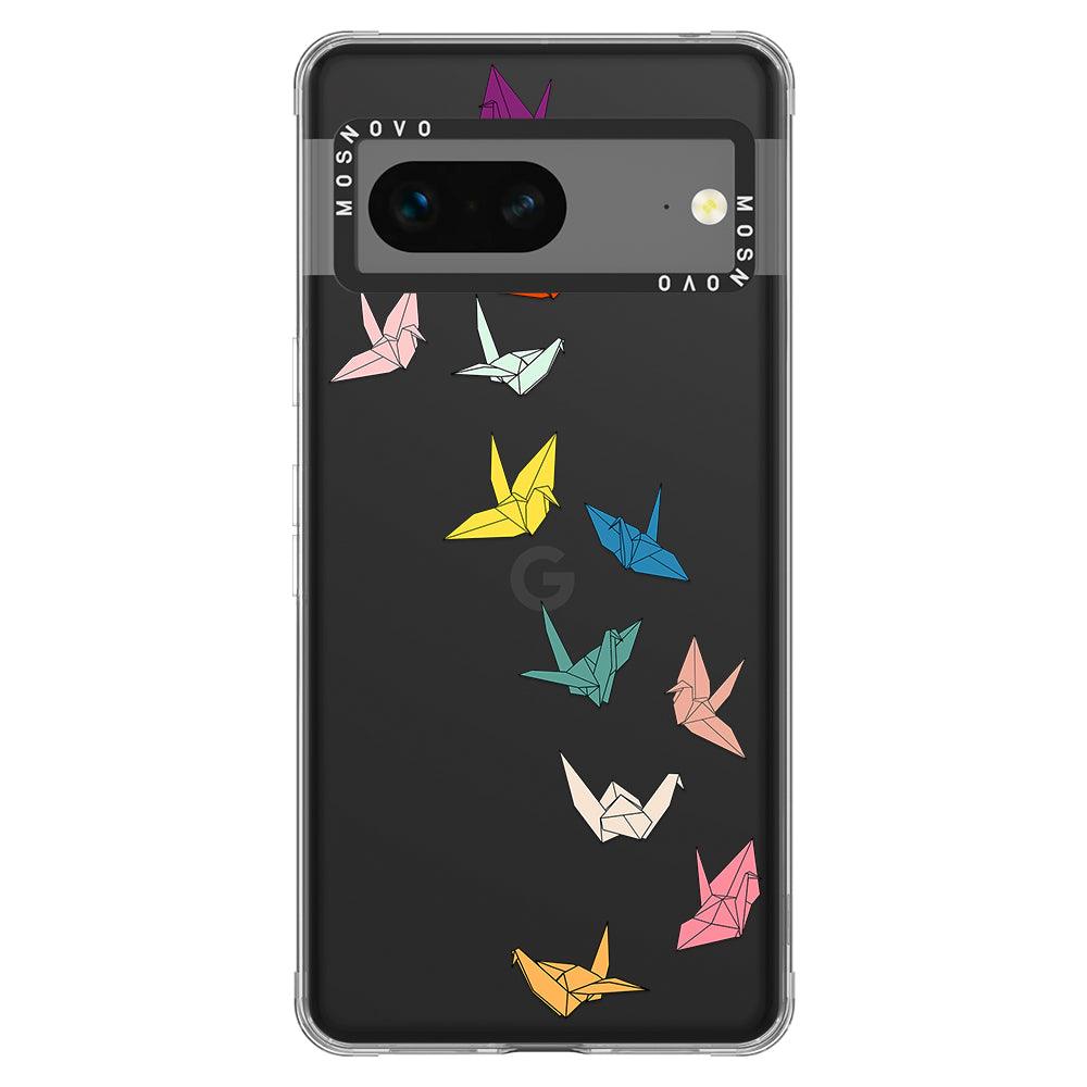 Paper Crane Phone Case - Google Pixel 7 Case - MOSNOVO