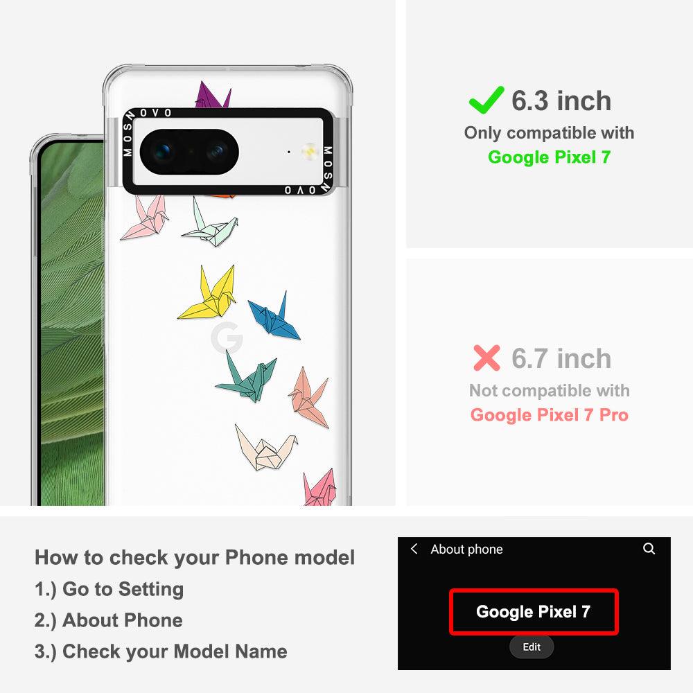 Paper Crane Phone Case - Google Pixel 7 Case - MOSNOVO