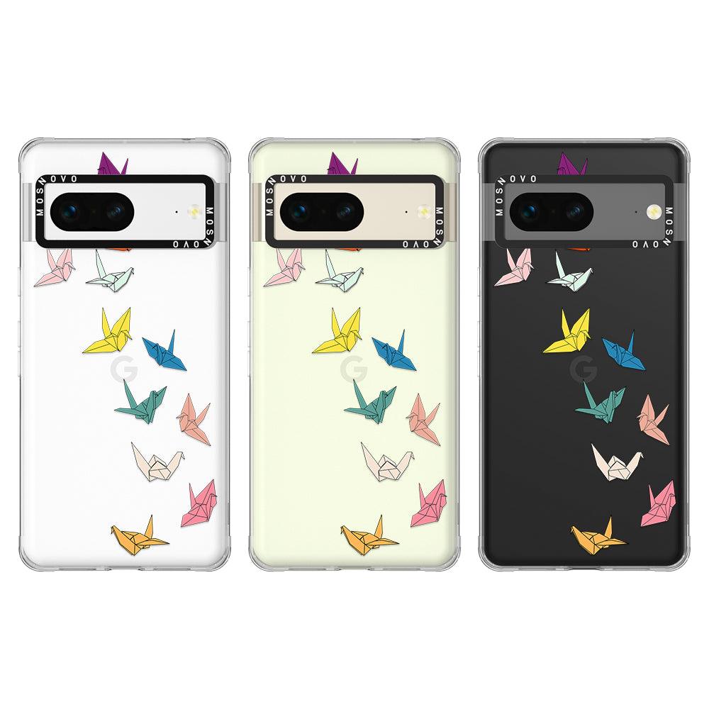 Paper Crane Phone Case - Google Pixel 7 Case - MOSNOVO